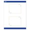 Avery Printable Rounded Corner Postcards, 4.25" x 5.5", Matte White, Pre-printed Green Florals/Gold Dots Design, Sure Feed Technology, Laser & Inkjet Compatible, 40 Total